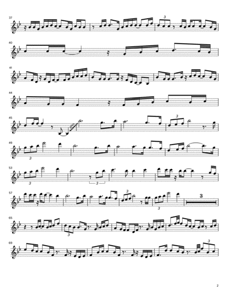 Chandelier Alto Saxophone Page 2
