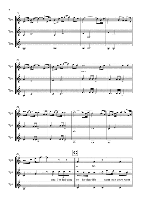 Chandelier For Three Trumpets Page 2