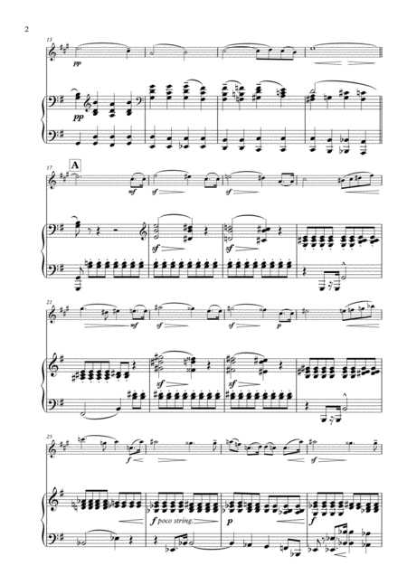 Chanson De Nuit Op 15 Arranged For Clarinet And Piano Page 2