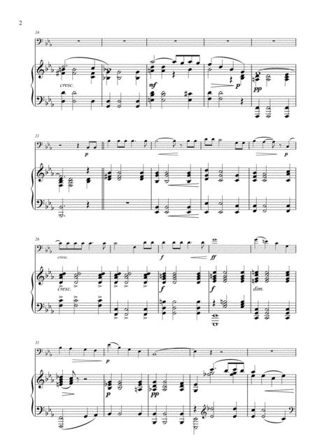 Chant D Amour Arranged For Cello And Piano Page 2
