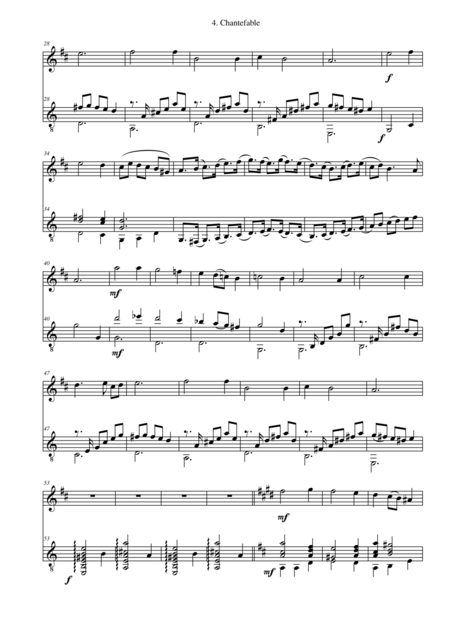 Chantefable Of Aucassin And Nicolette For Clarinet And Guitar Page 2