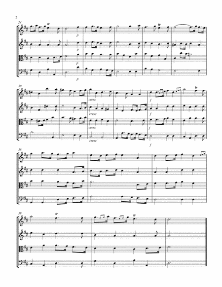 Charpentier Prelude To Te Deum For String Quartet Score And Parts Page 2