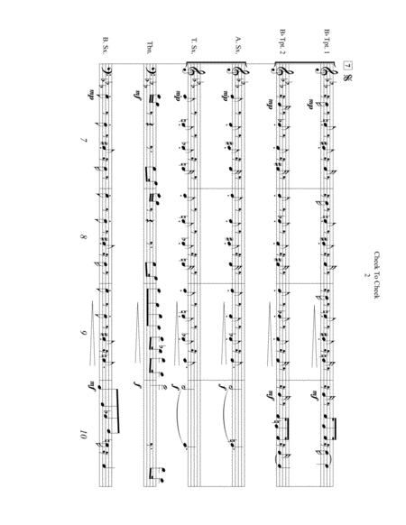 Cheek To Cheek Brass Sax Sextet Page 2