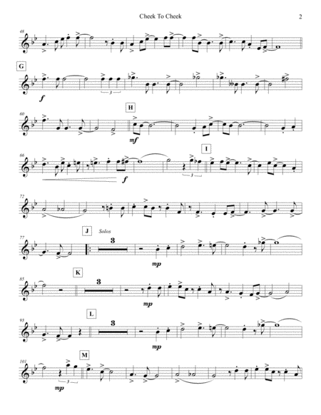 Cheek To Cheek Flute 3 Page 2