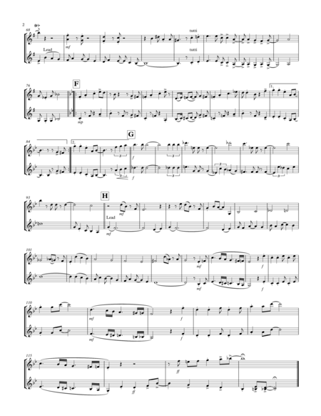 Cheek To Cheek Violin Duet 1930s Style Page 2