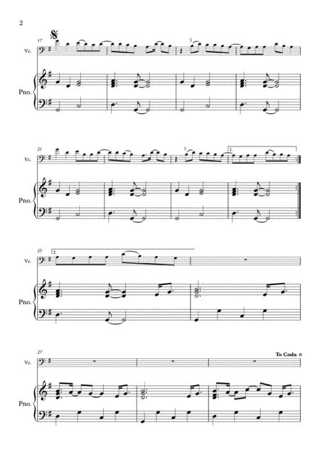 Cheerleader Omi Cello And Piano Arrangement Page 2