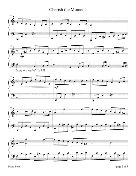 Cherish The Moments Rondo From Pathtique Sonata 3rd Movement Page 2