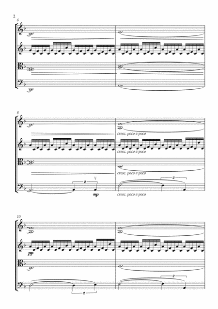 Chevalier De Sangreal Da Vinci Code Hans Zimmer For String Quartet Full Score And Parts Page 2