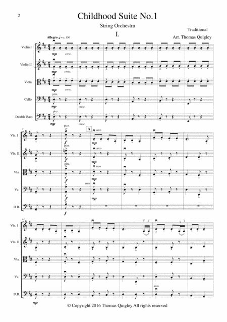 Childhood Suite No 1 For String Orchestra Page 2