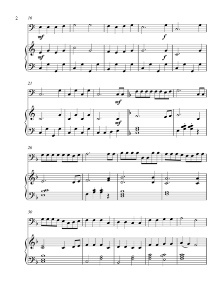 Childrens Song Medley Bass C Instrument Solo Page 2