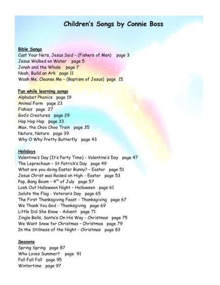 Childrens Songs Book Solo And Piano Page 2