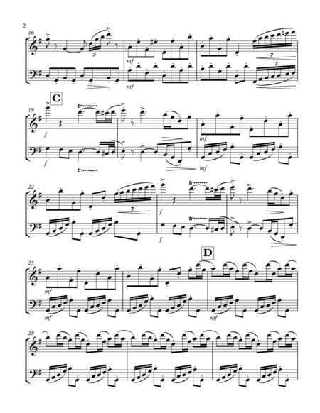 Chinese Dance Nutcracker Suite Violin Cello Duet Page 2