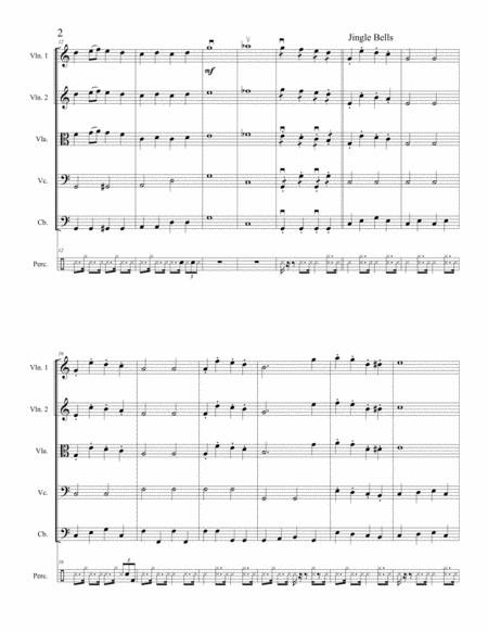 Chistmas Medley Strings Quintet Page 2