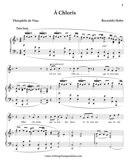 Chloris In 3 Medium Keys F E E Flat Major Page 2