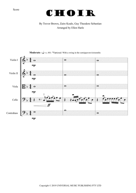 Choir Guy Sebastian For String Quartet Quintet String Orchestra Or Ensemble Page 2