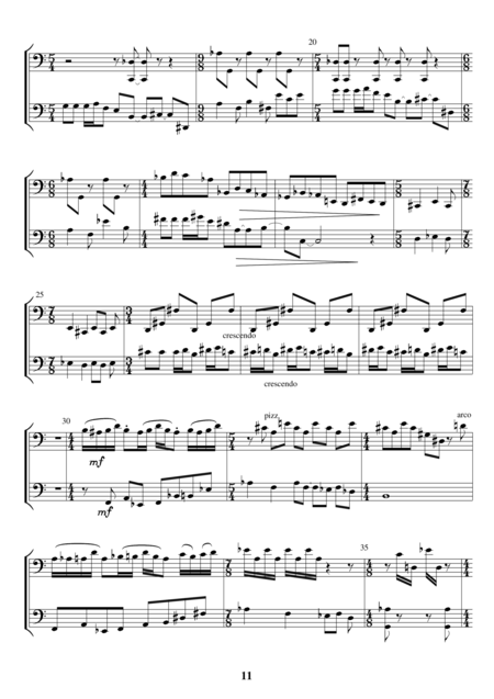 Choleric Fourth Part Of Dialogues For Cello Duo Page 2