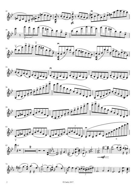 Chopin Ballade No 1 In G Minor Op 23 For Violin Page 2