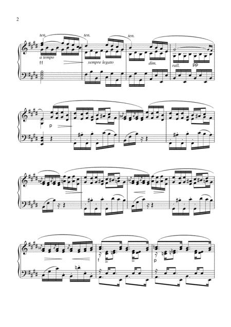 Chopin Etude In E Major Op 10 No 3 Original Complete Version Page 2