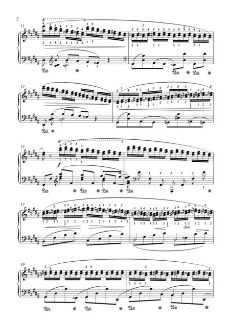 Chopin Etude Op 25 No 6 Page 2