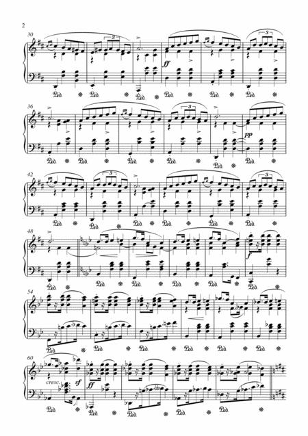 Chopin Mazurka Op 33 No 2 For Piano Solo Page 2