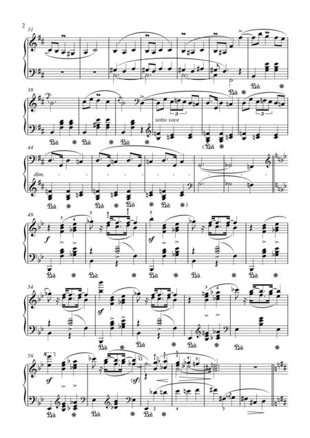Chopin Mazurka Op 33 No 4 For Piano Solo Page 2