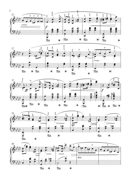 Chopin Mazurka Op 59 No 2 For Piano Solo Page 2