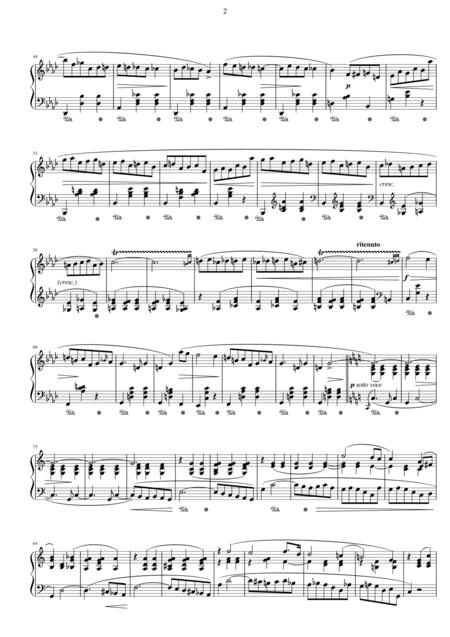 Chopin Waltz Op 64 No3 In Ab Major Page 2