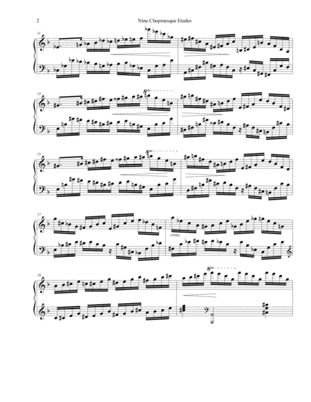 Chopinesque Etude No 1 Page 2