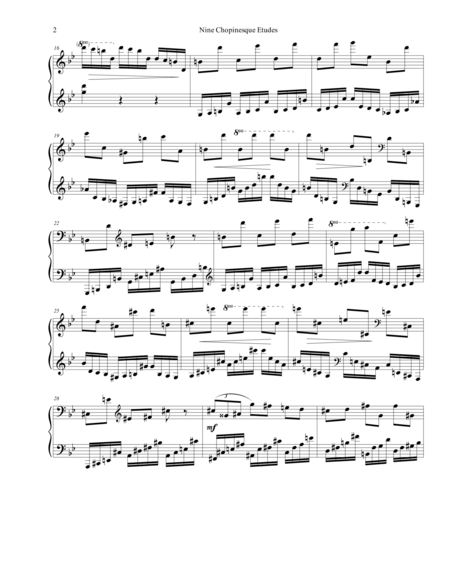 Chopinesque Etude No 8 In B Flat Page 2