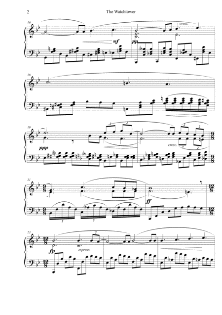 Choral It Is Well Satb With Piano Accompaniment Page 2