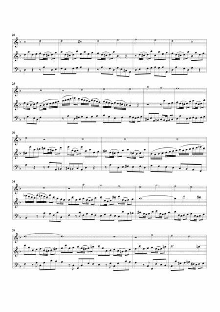 Chorale Ich Bitte Dich Herr Jesu Christ From Cantata Bwv 166 Arrangement For 3 Recorders Page 2