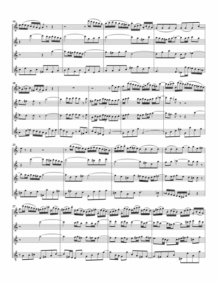 Christe Eleison From Mass Bwv 232 Arrangement For 4 Recorders Page 2