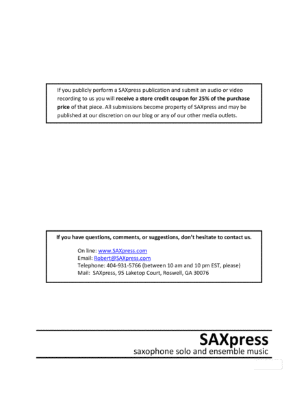 Christmas Carols For Saxophone Quartet Volume I Page 2