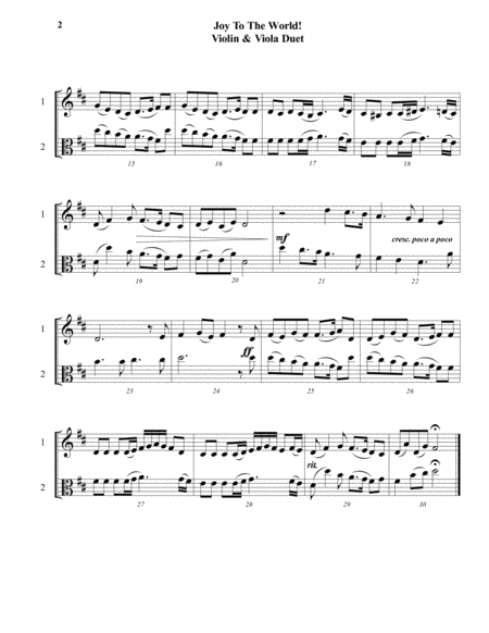 Christmas Duet Collection For Violin And Viola Page 2