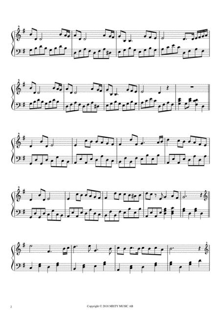 Christmas Is Here Julen Ar Har Piano Solo Page 2