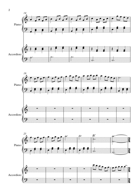 Christmas Joy Medley Piano Accompaniment For Oboe Page 2