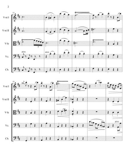 Christmas Waltz For String Orchestra Page 2