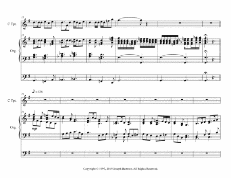 Christus Triumph By Joseph Burrows Trumpet In C And Pipe Organ Page 2