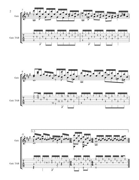 Cinema Paradiso Classical Guitar Page 2