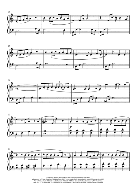 City Of Stars Easy Piano Key In A Minor Page 2