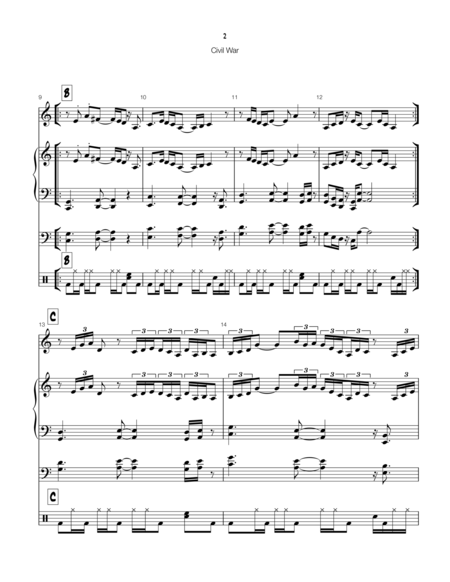 Civil War Score And Parts Page 2