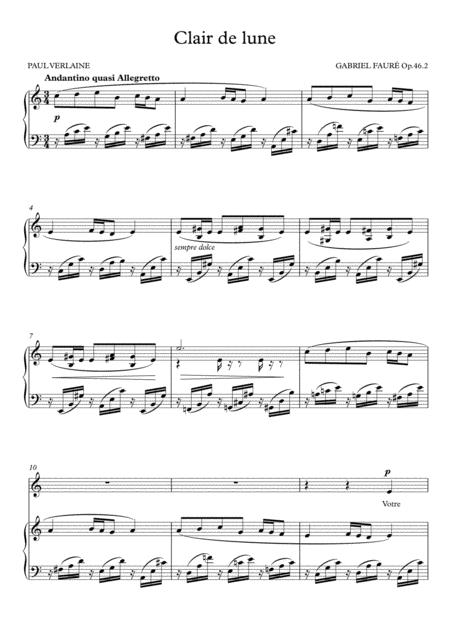 Clair De Lune A Minor Page 2