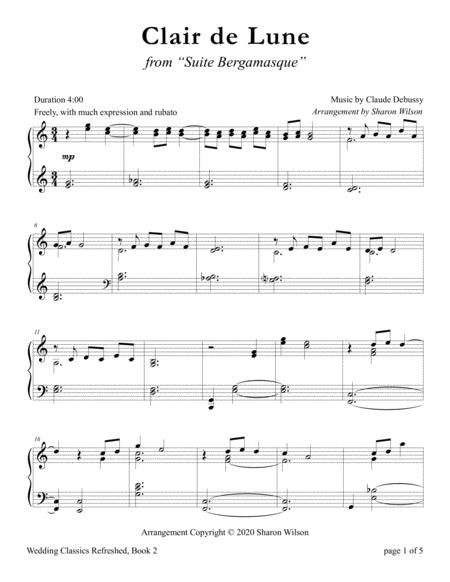 Clair De Lune Piano Solo Page 2