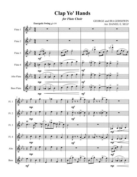 Clap Yo Hands Flute Choir Page 2