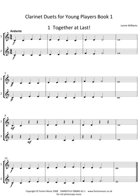 Clarinet Duets For Young Players Book 1 Page 2