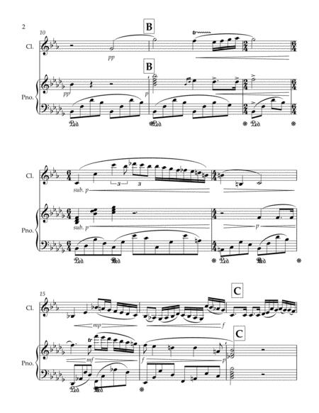 Clarinet Piano Duet In Bb Minor Page 2