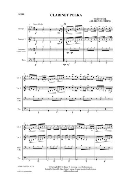 Clarinet Polka Brass Quartet Page 2