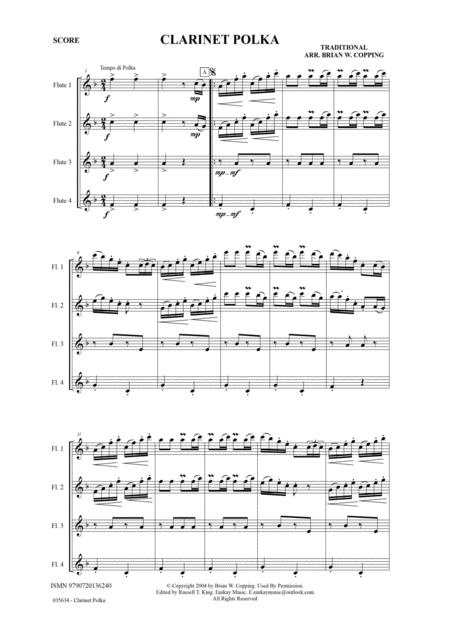 Clarinet Polka Flute Quartet Page 2