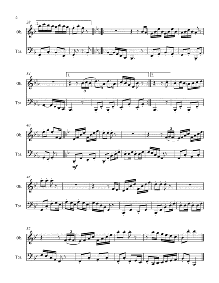 Clarinet Polka For Oboe And Tuba Page 2