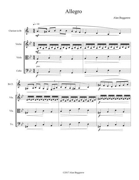 Clarinet Quartet Page 2
